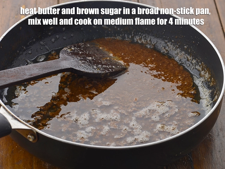 Step 1 – <p>To make the <span style="background-color:rgb(255,255,255);color:rgb(0,0,0);"><strong>Caramel Sauce for Banoffe Pie</strong>, Heat the 1/2 cup </span><a href="https://www.tarladalal.com/glossary-butter-makhan-233i"><u>butter</u></a><span …