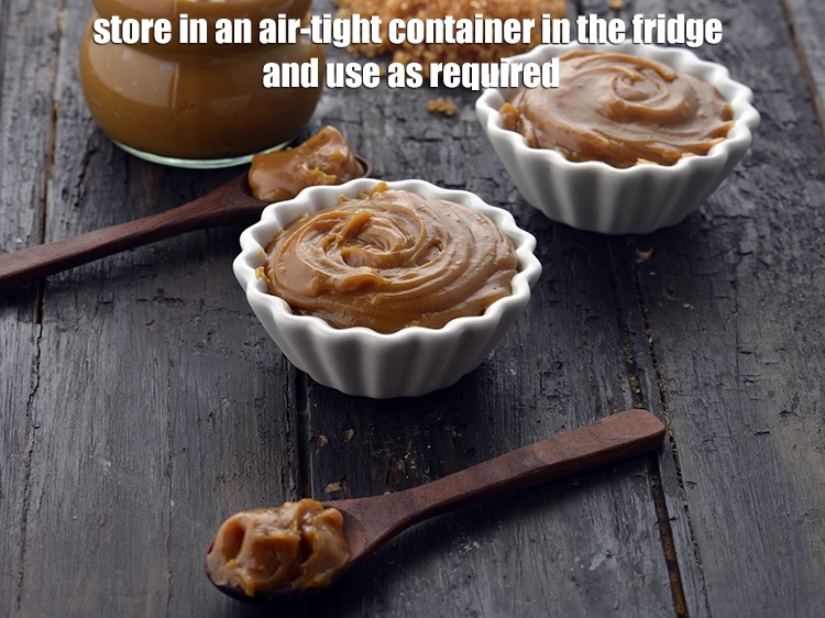 Step 3 – <p><span style="background-color:rgb(255,255,255);color:rgb(0,0,0);"><strong>Switch off the flame</strong>, <strong>cool completely</strong>, store in an air-tight container in the <strong>fridge</strong> …