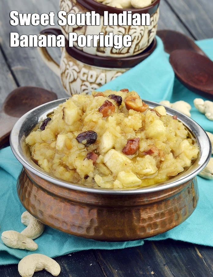 Step 9 – <p><span style="background-color:rgb(255,255,255);color:rgb(0,0,0);">Serve <strong>Banana Pongal, Sweet South Indian Banana Porridge</strong> immediately.</span></p>