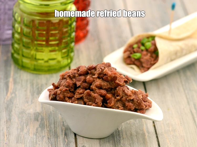 Step 2 – <p>To make the <strong>refried beans</strong> for <strong>Mexican Crepes | Rajam paneer crepe | Baked Vegetarian …