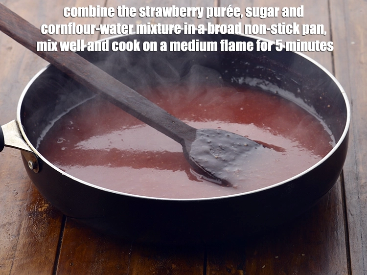 Step 2 – <p><span style="background-color:rgb(255,255,255);color:rgb(0,0,0);">Combine the 3/4 cup fresh </span><a href="https://www.tarladalal.com/glossary-strawberry-strawberries-436i#ing_3403"><u>strawberry puree</u></a><span style="background-color:rgb(255,255,255);color:rgb(0,0,0);">, 2 tbsp </span><a href="https://www.tarladalal.com/glossary-sugar-chini-shakkar-278i"><u>sugar</u></a><span style="background-color:rgb(255,255,255);color:rgb(0,0,0);"> …