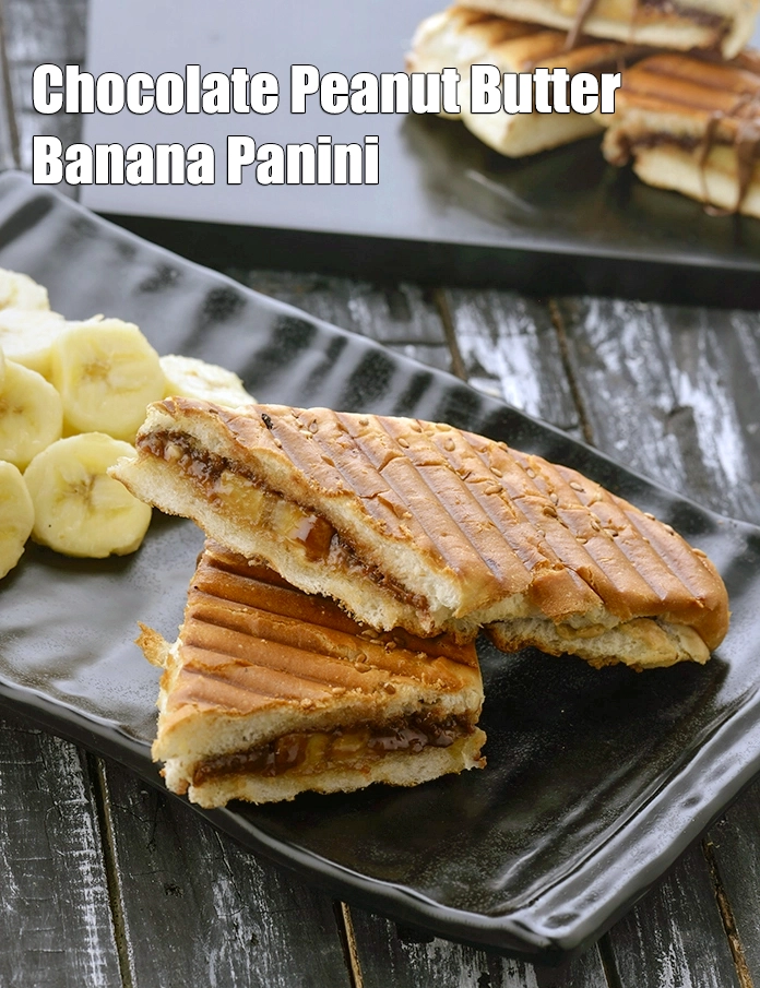 Step 12 – <p><span style="background-color:rgb(255,255,255);color:rgb(0,0,0);">Serve <strong>Chocolate Peanut Butter Banana Panini</strong> immediately.</span></p>