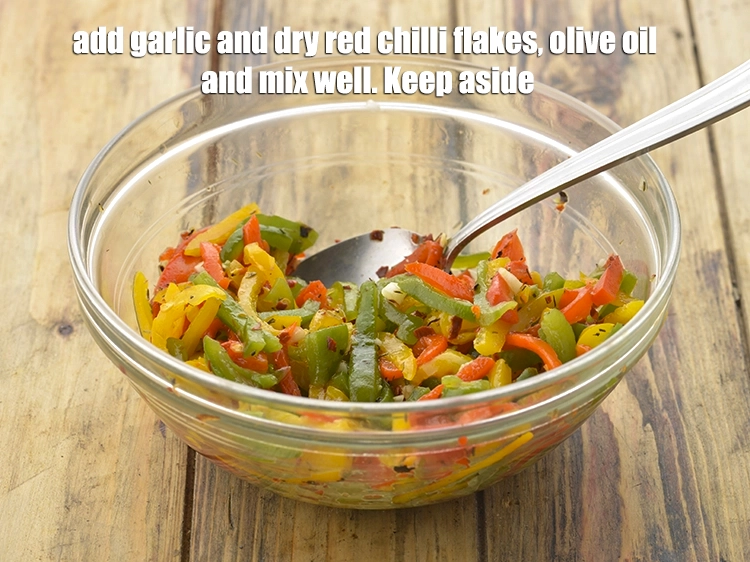 Step 14 – <p>Add <span style="background-color:rgb(255,255,255);color:rgb(0,0,0);">1 tsp finely </span><a href="https://www.tarladalal.com/glossary-garlic-lehsun-lahsun-348i#ing_2370"><u>chopped garlic (lehsun)</u></a><u>, </u><span style="background-color:rgb(255,255,255);color:rgb(0,0,0);">1 tsp </span><a href="https://www.tarladalal.com/glossary-dry-red-chilli-flakes-paprika-338i"><u>dry red …