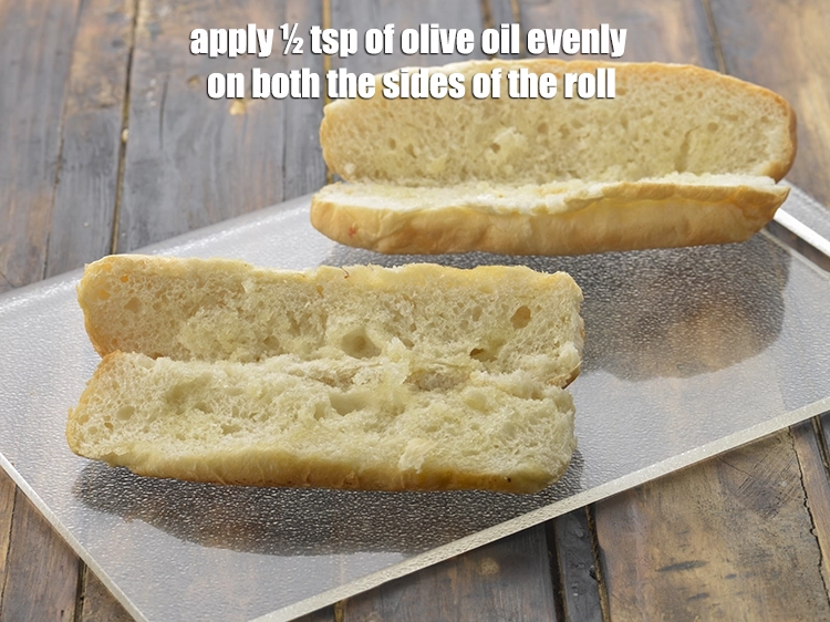 Step 3 – <p><span style="background-color:rgb(255,255,255);color:rgb(0,0,0);">Place the <strong>hot dog roll</strong> on a clean dry surface and apply ½ tsp …
