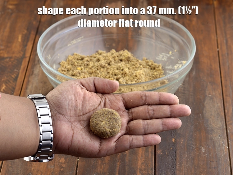 Step 7 – <p><span style="background-color:rgb(255,255,255);color:rgb(0,0,0);">Divide the mixture into 12 equal portions and shape each portion into a 37 …
