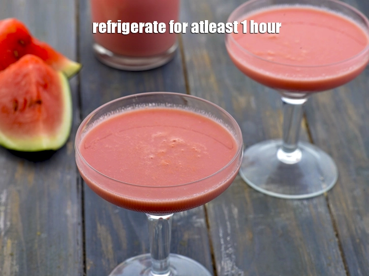 Step 4 – <p><span style="background-color:rgb(255,255,255);color:rgb(0,0,0);">Pour equal quantities of the drink into 4 individual glasses. <strong>Refrigerate</strong> for at least …