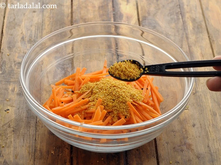 Step 10 – <p>Add the mustard seeds.Also known as rai na kuria , mainly used for pickles.&nbsp;</p>