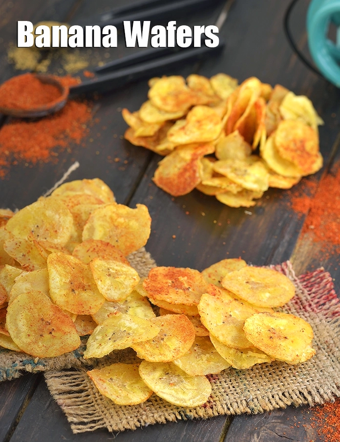 Step 12 – <p><span style="background-color:rgb(255,255,255);color:rgb(0,0,0);">Cool completely and serve <strong>Spicy Yellow Banana Chips, Banana Wafers, Raw Banana Wafers</strong>.</span></p>