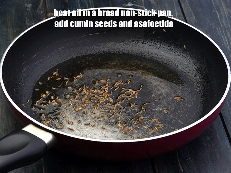 Step 8 – <p>To make the <strong>stuffing, </strong><span style="background-color:rgb(255,255,255);color:rgb(0,0,0);">Heat the 1 tbsp </span><a href="https://www.tarladalal.com/glossary-oil-671i"><u>oil</u></a><span style="background-color:rgb(255,255,255);color:rgb(0,0,0);"> in a broad …