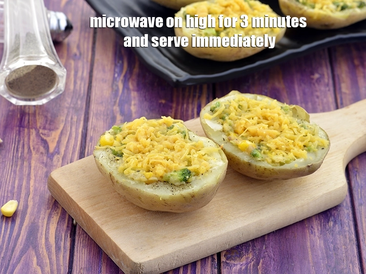 Step 12 – <p><span style="background-color:rgb(255,255,255);color:rgb(0,0,0);"><strong>Microwave</strong> on high for 3 minutes. Serve immediately.</span></p>