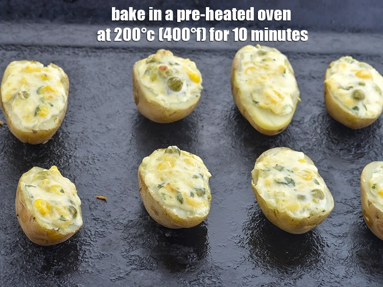 Step 8 – <p><span style="background-color:rgb(255,255,255);color:rgb(0,0,0);"><strong>Bake </strong>in a pre-heated oven at 200°c (400°f) for 10 minutes.</span></p>