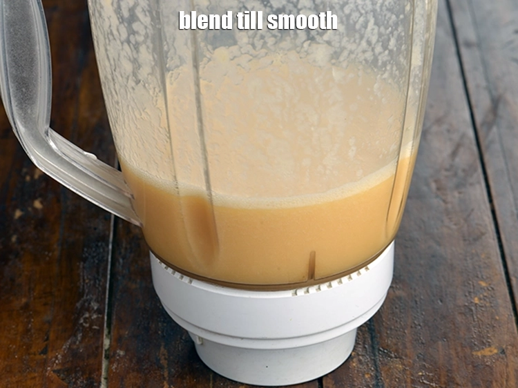 Step 4 – <p><span style="background-color:rgb(255,255,255);color:rgb(0,0,0);">Blend till smooth.</span></p>