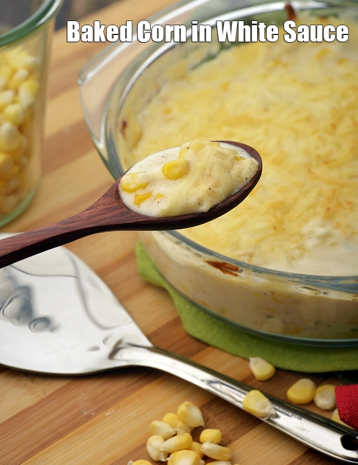Step 7 – <p><strong>Corn Au Gratin, Baked Corn in White Sauce recipe, Saatvik Recipes</strong>.</p>
