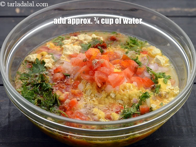 Step 9 – <p><span style="background-color:rgb(255,255,255);color:rgb(0,0,0);">Add approx. ¾ cup of <strong>water</strong>.</span></p>