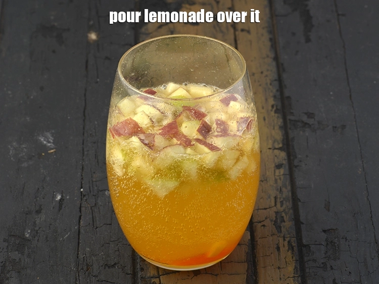 Step 3 – <p><span style="background-color:rgb(255,255,255);color:rgb(0,0,0);">Pour the 1 cup </span><a href="https://www.tarladalal.com/glossary-lemonade-lemon-drink-1008i"><u>lemonade</u></a><span style="background-color:rgb(255,255,255);color:rgb(0,0,0);"> over it.</span></p>