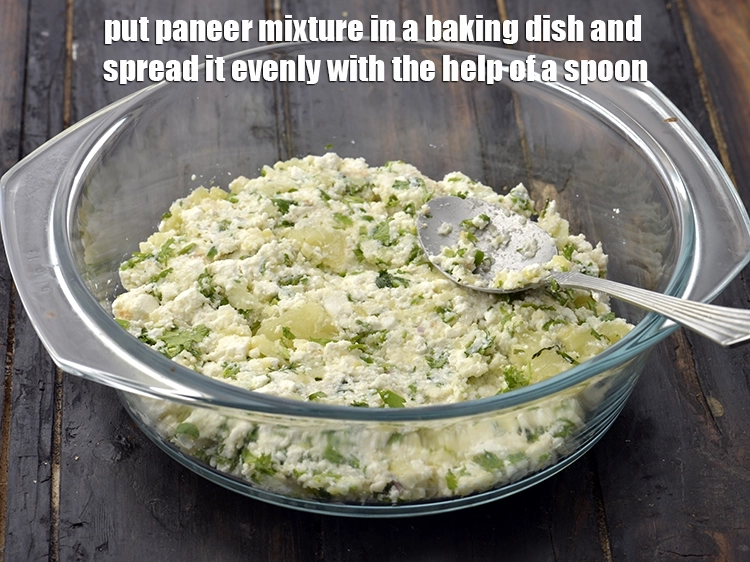 Step 8 – <p>To make the <strong>Layered Spinach Paneer Au Gratin, Paneer and Spinach Baked Dish recipe, Party …
