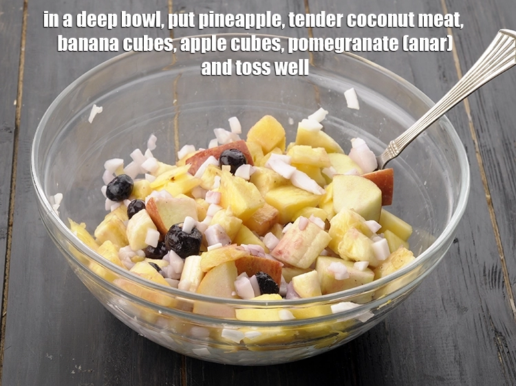 Step 1 – <p>To make the <strong>Tropical Coconut Fruit Salad | Indian style Pina Colada Fruit Bowl | …