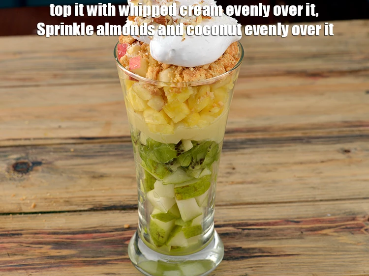 Step 6 – <p>Top it with 2 tbsp. of <a href="https://www.tarladalal.com/glossary-unbeaten-whipped-cream-whip-cream-973i"><u>unbeaten whipped cream</u></a> , Sprinkle <span style="background-color:rgb(255,255,255);color:rgb(0,0,0);">1 tsp …