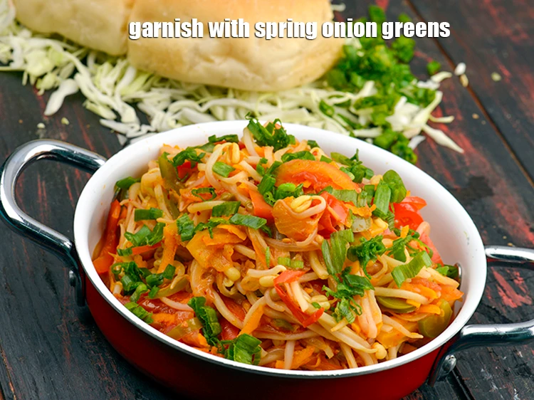 Step 8 – <p><span style="background-color:rgb(255,255,255);color:rgb(0,0,0);">Garnish with </span><a href="https://www.tarladalal.com/glossary-spring-onion-greens-hare-pyaz-ke-patte-445i#ing_2424"><u>chopped spring onion greens</u></a><span style="background-color:rgb(255,255,255);color:rgb(0,0,0);">.</span></p>