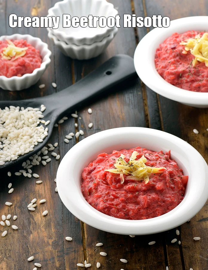 Step 10 – <p><strong>Creamy Beetroot Risotto</strong>.</p>