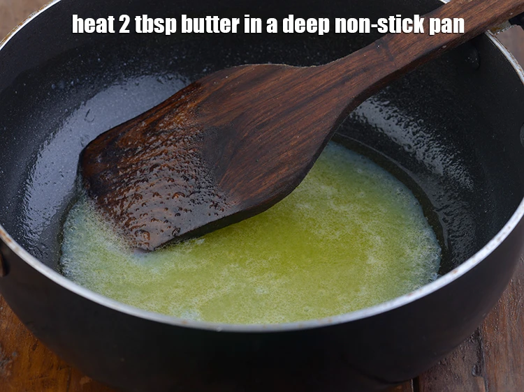 Step 7 – <p>To make the <span style="background-color:rgb(255,255,255);color:rgb(13,13,13);"><strong>spinach mushroom mixture</strong>, </span><span style="background-color:rgb(255,255,255);color:rgb(0,0,0);">Heat the 2 tbsp </span><a href="https://www.tarladalal.com/glossary-butter-makhan-233i"><u>butter</u></a><span style="background-color:rgb(255,255,255);color:rgb(0,0,0);"> …