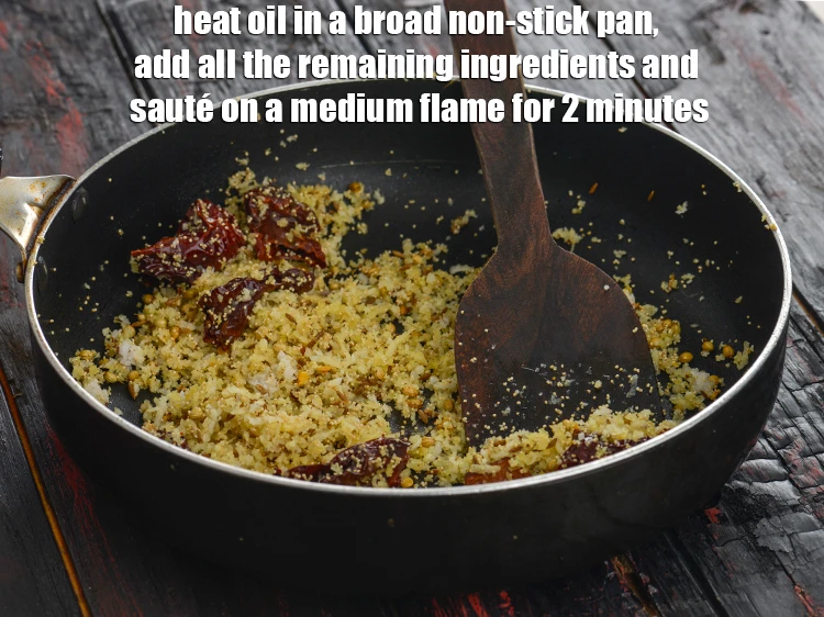 Step 4 – <p>To make the <strong>paste</strong>, <span style="background-color:rgb(255,255,255);color:rgb(0,0,0);">Heat the 2 tsp </span><a href="https://www.tarladalal.com/glossary-oil-671i"><u>oil</u></a><span style="background-color:rgb(255,255,255);color:rgb(0,0,0);"> in a broad …