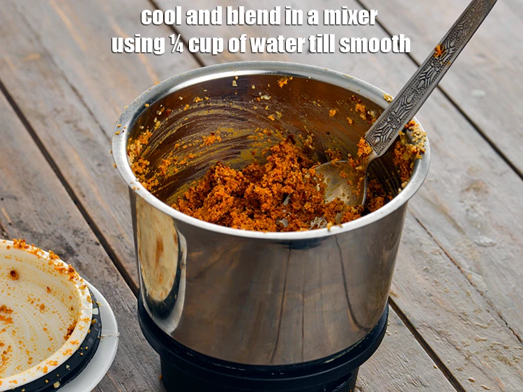 Step 5 – <p><span style="background-color:rgb(255,255,255);color:rgb(0,0,0);">Cool and <strong>blend</strong> in a mixer using ¼ cup of water till smooth. Keep …