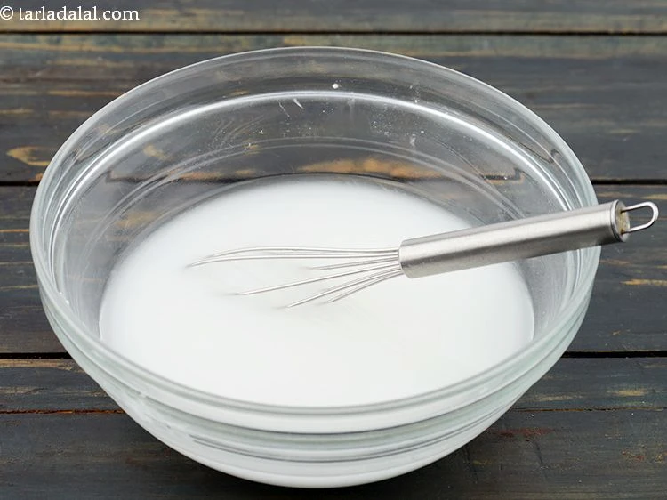 Step 29 – <p>After adding cornflour water mixture it is necessary to mix continuously, else gravy might have …