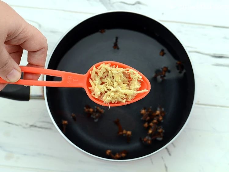 Step 11 – <p>Adding some grated ginger will not only add flavour, but also help boost immunity.</p>