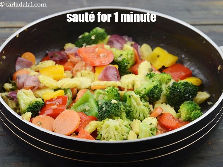 Step 18 – <p>Sauté for 1 minute.&nbsp;</p>