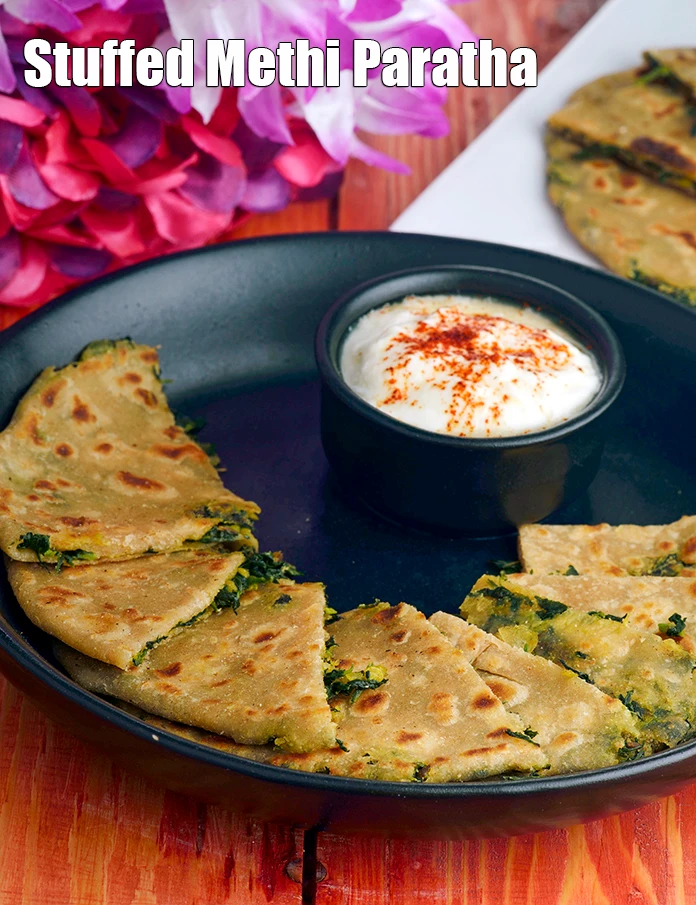 Step 24 – <p><strong>Stuffed Methi Parathas</strong>.</p>