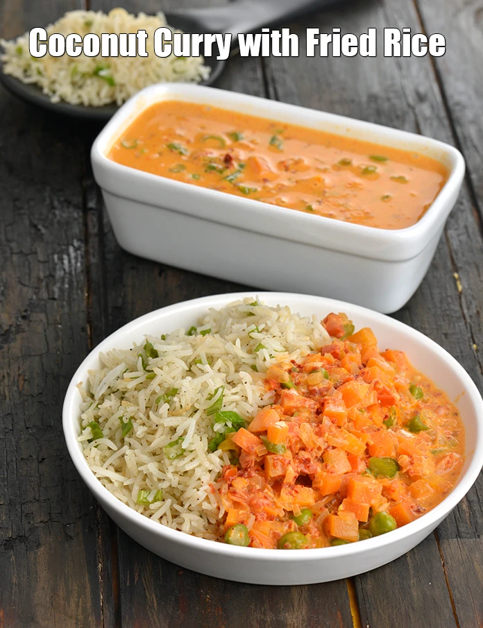 Step 22 – <p><span style="background-color:rgb(255,255,255);color:rgb(0,0,0);">Serve <strong>Coconut Curry with Fried Rice</strong> hot.</span></p>