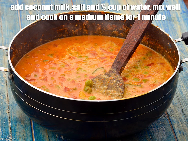Step 9 – <p><span style="background-color:rgb(255,255,255);color:rgb(0,0,0);">Add the 1 cup </span><a href="https://www.tarladalal.com/glossary-coconut-milk-nariyal-ka-doodh-861i"><u>coconut milk (nariyal ka doodh)</u></a><span style="background-color:rgb(255,255,255);color:rgb(0,0,0);">, </span><a href="https://www.tarladalal.com/glossary-salt-namak-table-salt-418i"><u>salt </u></a><span …