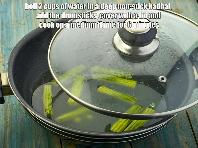 Step 7 – <p><span style="background-color:rgb(255,255,255);color:rgb(0,0,0);">To make the <strong>South Style Mixed Veg Curry,</strong> boil 2 cups of <strong>water</strong> in …