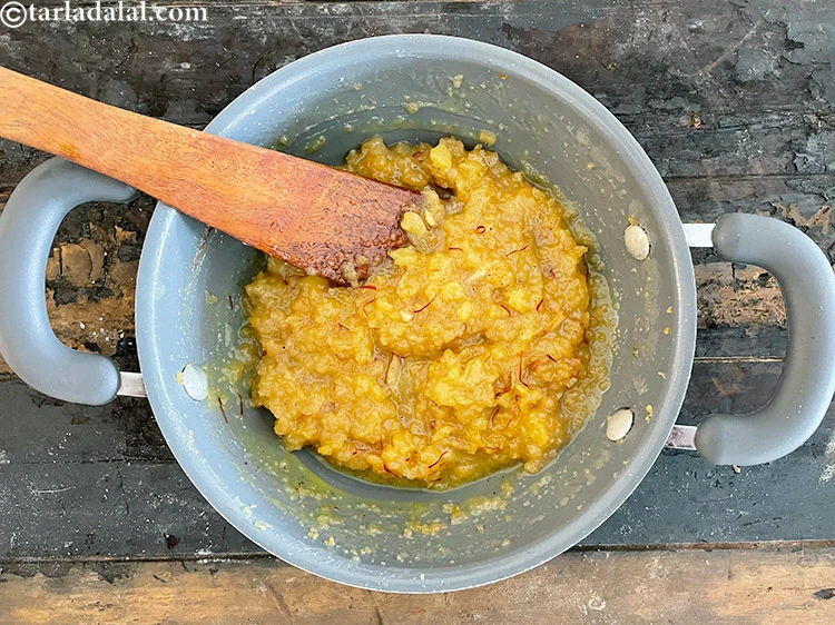 Step 37 – <p>Remember to keep stirring the sheera occasionally at intervals so that it doesn’t stick to …