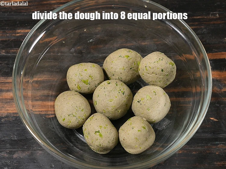Step 13 – <p>Divide the dough into 8 equal portions.</p>