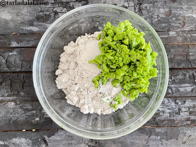 Step 5 – <html><head></head><body><p>Add&nbsp;1/2 cup&nbsp;<a href="glossary-boiled-and-mashed-green-peas-1901i">boiled and mashed green peas</a>.</p></body></html>