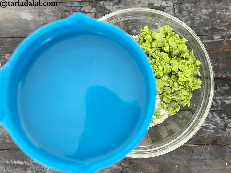 Step 10 – <p>Add warm water. We used 1/3 cup warm water and then later added 1 tablespoon …