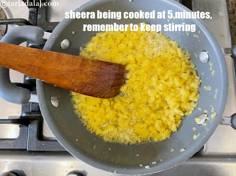 Step 36 – <p>As you cook the moong dal&nbsp;paste will spearate by itself when you are cooking for …