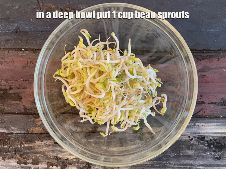 Step 1 – <p>To make the <span style="background-color:rgb(255,255,255);color:rgb(0,0,0);"><strong>Bean Sprout and Macaroni Salad</strong>, &nbsp;in a deep bowl put&nbsp;1 cup …
