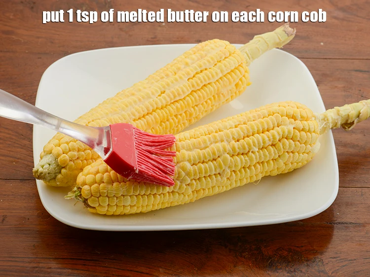 Step 1 – <p>To make the <strong>Buttery Corn On The Cob</strong>, <span style="background-color:rgb(255,255,255);color:rgb(0,0,0);">Put 1 tsp of </span><a href="https://www.tarladalal.com/glossary-butter-makhan-233i#ing_3123"><u>melted …