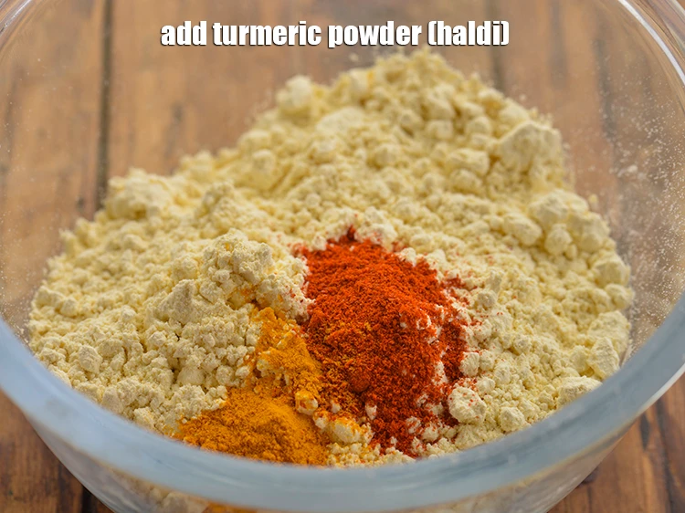Step 15 – <p>Add some <span style="background-color:rgb(255,255,255);color:rgb(0,0,0);">1/4 tsp </span><a href="https://www.tarladalal.com/glossary-turmeric-powder-haldi-645i"><u>turmeric powder (haldi)</u></a> to give a yellow hue to …