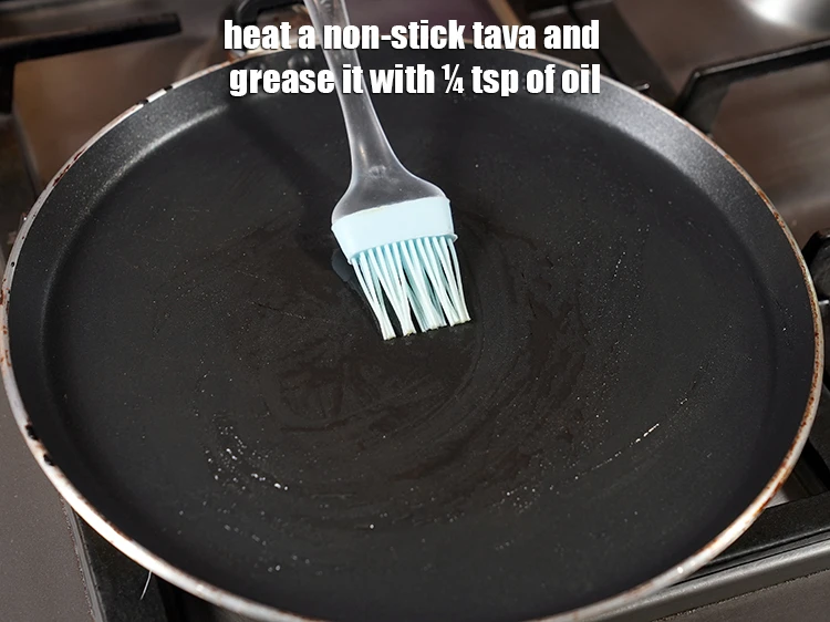 Step 16 – <p><span style="background-color:transparent;color:rgb(0,0,0);">To make the <strong>Varagu Sweet Potato Chilla</strong></span><span style="background-color:rgb(255,255,255);color:rgb(0,0,0);">, </span><span style="background-color:transparent;">Heat a non-stick tava and …