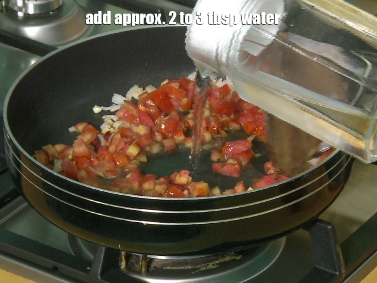 Step 21 – <p>Add <span style="background-color:rgb(255,255,255);color:rgb(0,0,0);">approx. 2 to 3 tbsp <strong>water</strong>.</span></p>