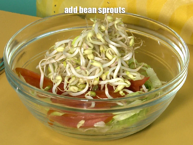 Step 31 – <p>Add <span style="background-color:rgb(255,255,255);color:rgb(0,0,0);">1/2 cup </span><a href="https://www.tarladalal.com/glossary-bean-sprouts-193i"><u>bean sprouts</u></a><u>.</u></p>