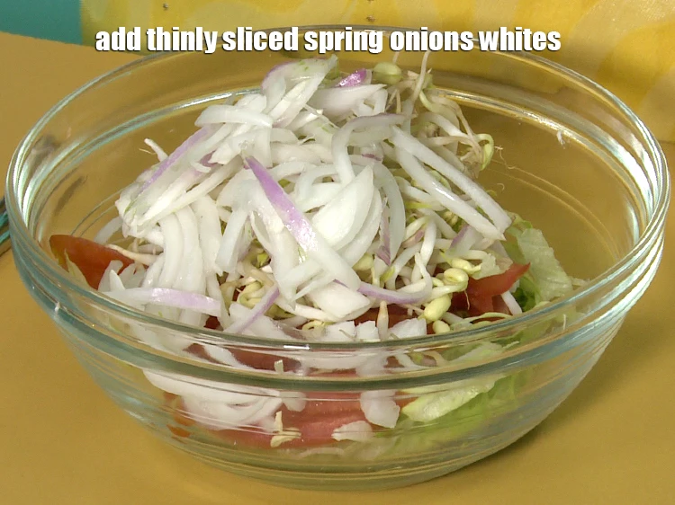 Step 32 – <p>Add <span style="background-color:rgb(255,255,255);color:rgb(0,0,0);">1/2 cup thinly </span><a href="https://www.tarladalal.com/glossary-spring-onion-hara-pyaz-443i#ing_2387"><u>sliced spring onions whites</u></a><u>.</u></p>