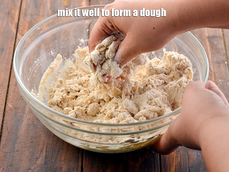 Step 6 – <p><span style="background-color:rgb(255,255,255);color:rgb(0,0,0);">Mix it well with your hands. Gather the flour from all sides and if …