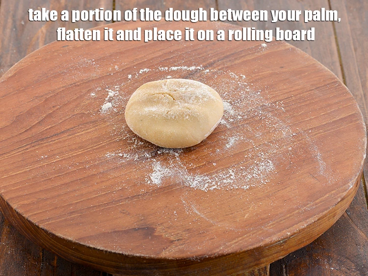 Step 9 – <p><span style="background-color:rgb(255,255,255);color:rgb(0,0,0);">Sprinke a little flour on your rolling board and Take a portion of the …