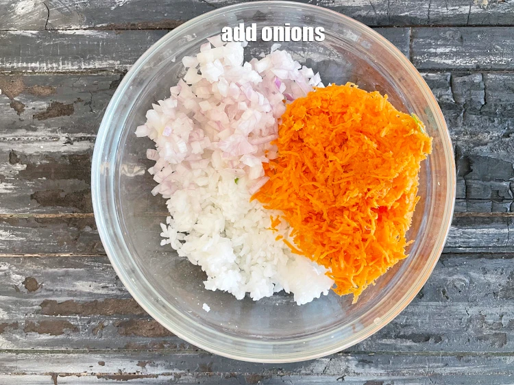 Step 5 – <html><head></head><body><p>Add&nbsp;1/4 cup&nbsp;finely&nbsp;<a href="glossary-chopped-onions-722i">chopped onions</a>.</p></body></html>