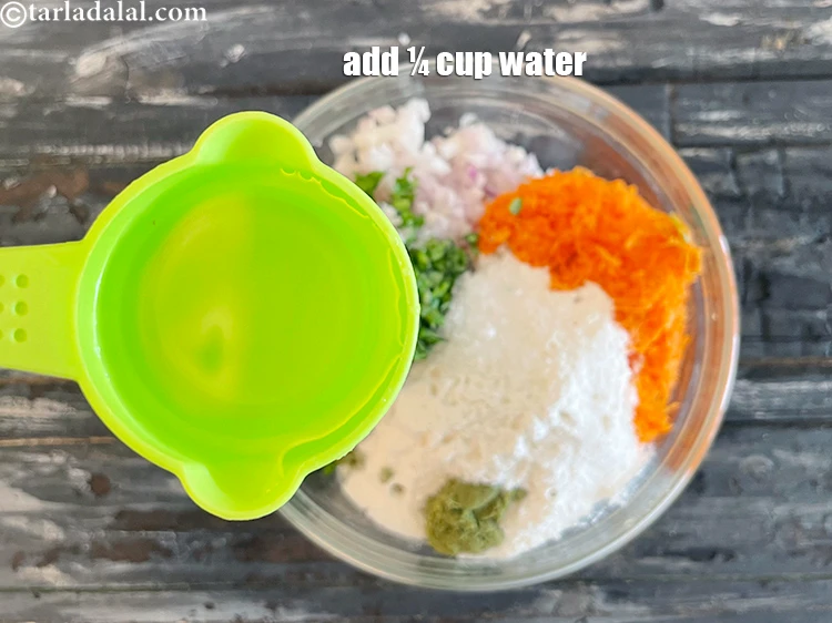 Step 11 – <p>Add 1/4 cup of water.</p>